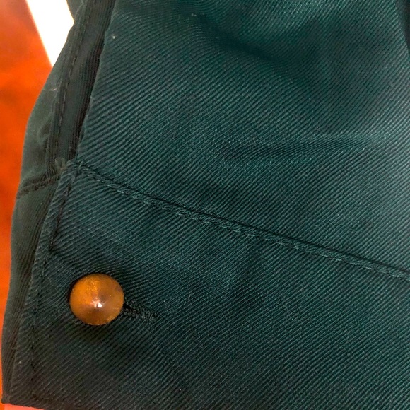 Forest Green Tie Blouse - Picture 4 of 4